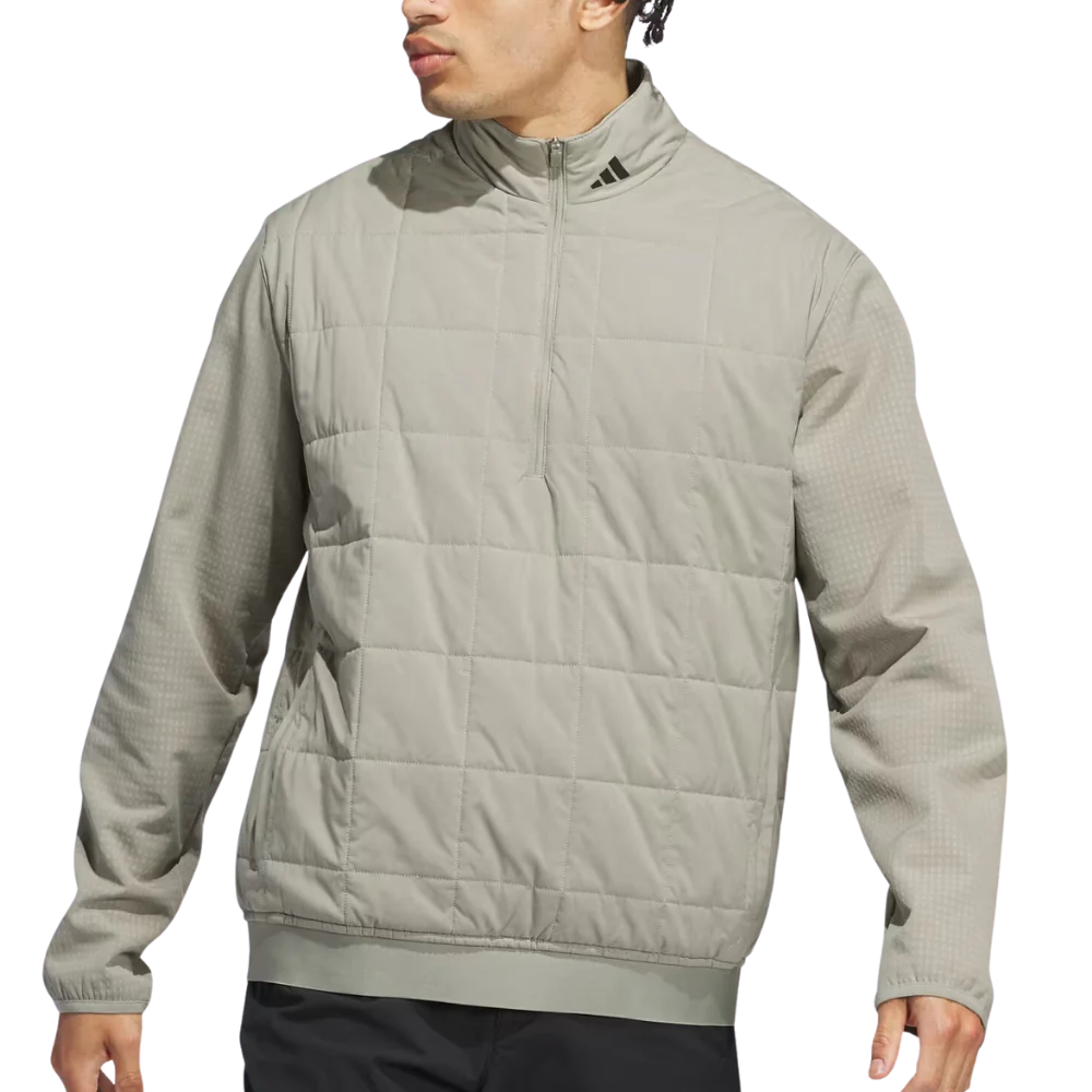 Adidas Ultimate365 Quilted DWR Half Zip Pullover - ParWestGolf