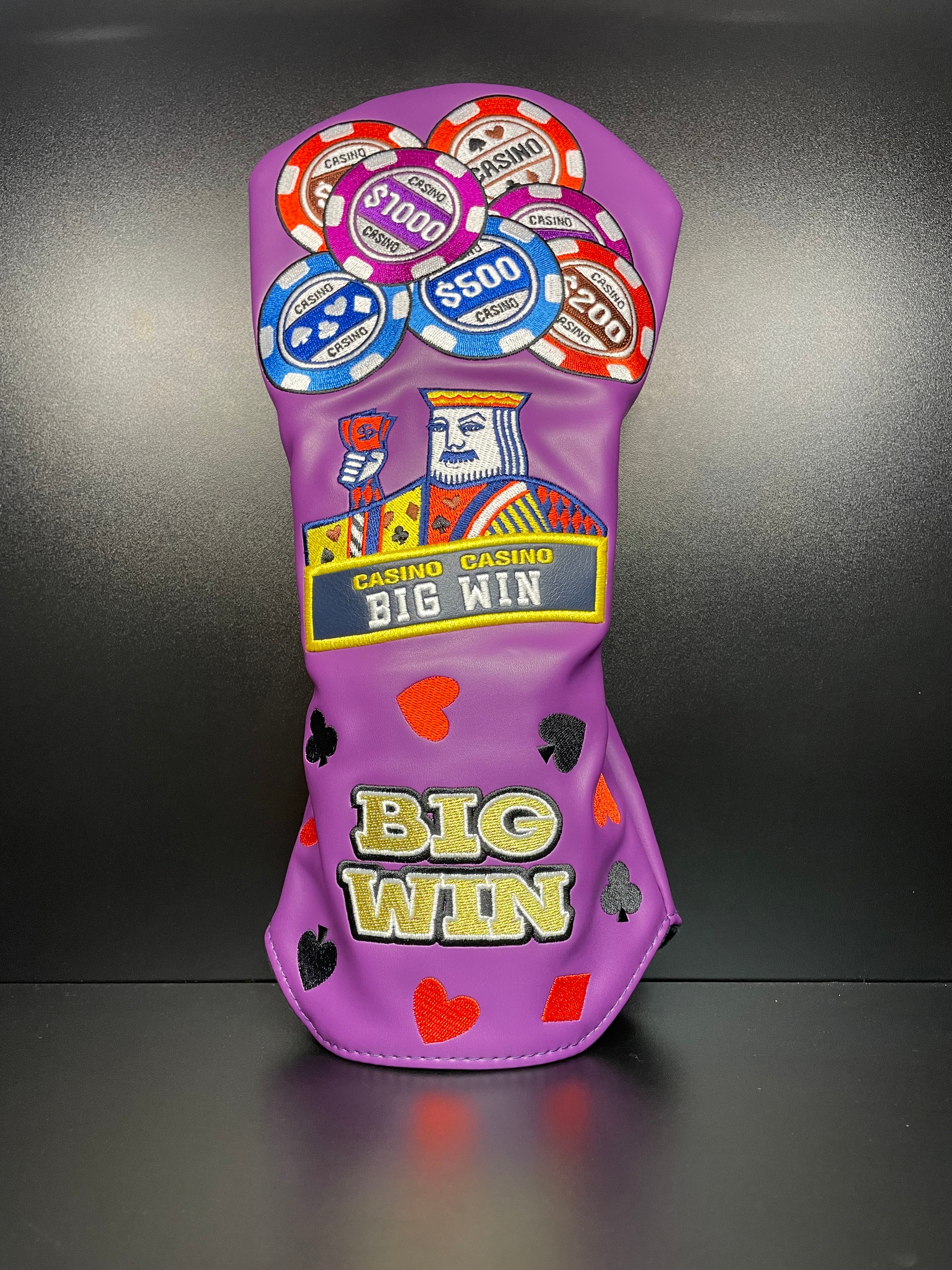 Big Win Casino Headcover – Elevate Your Golf Game in Style!