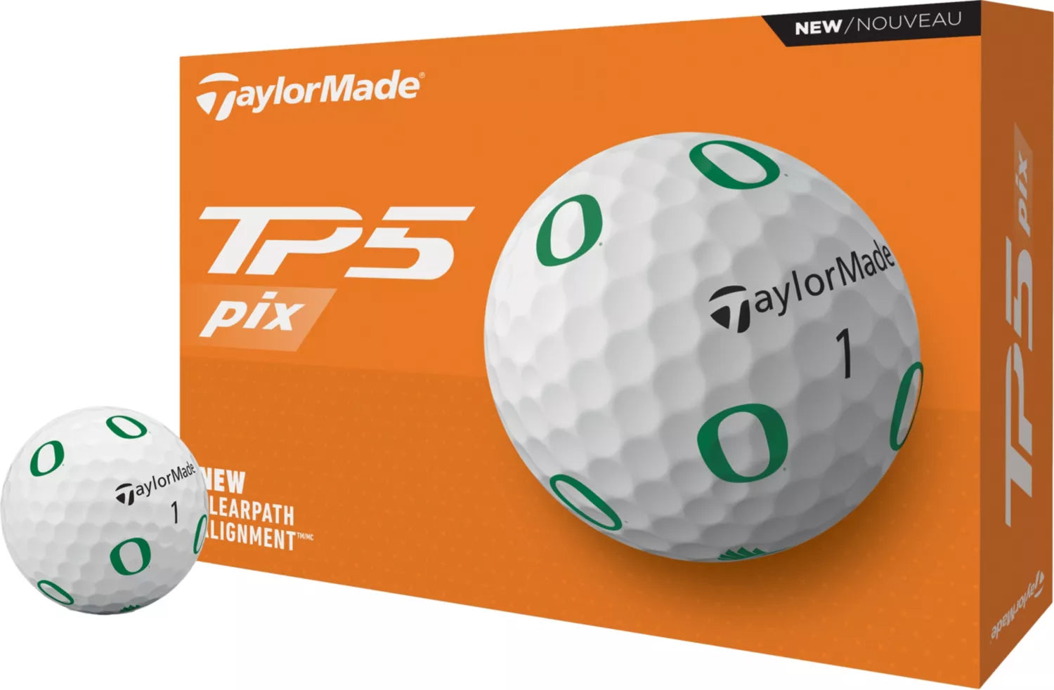 TaylorMade TP5 pix Oregon Ducks Golf Balls | ParWest