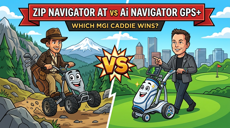 MGI Zip Navigator AT vs Ai Navigator GPS+: Which Electric Caddie Should You Buy?