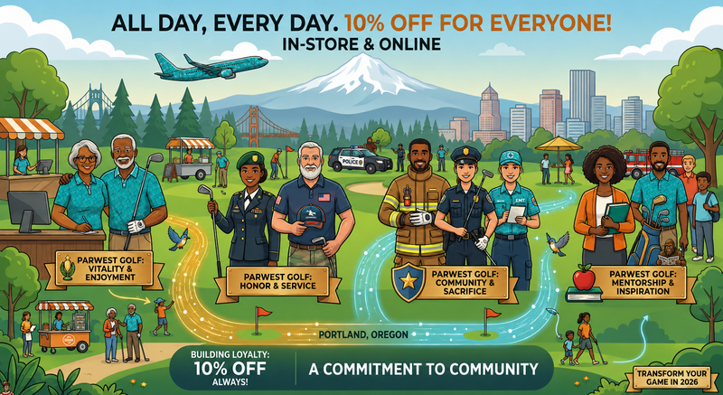 Why ParWest Golf Gives Back: Exclusive Discounts for Seniors, Veterans, Military, First Responders & Educators