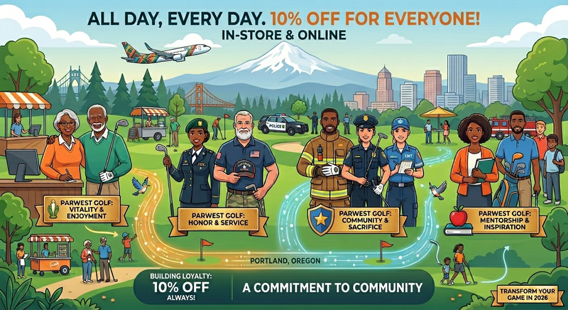 Why ParWest Golf Gives Back: Exclusive Discounts for Seniors, Veterans, Military, First Responders & Educators