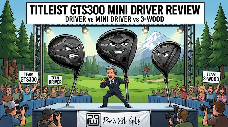 Titleist GTS300 Mini Driver Review – Driver vs. Mini Driver vs. 3-Wood comparison at ParWest Golf