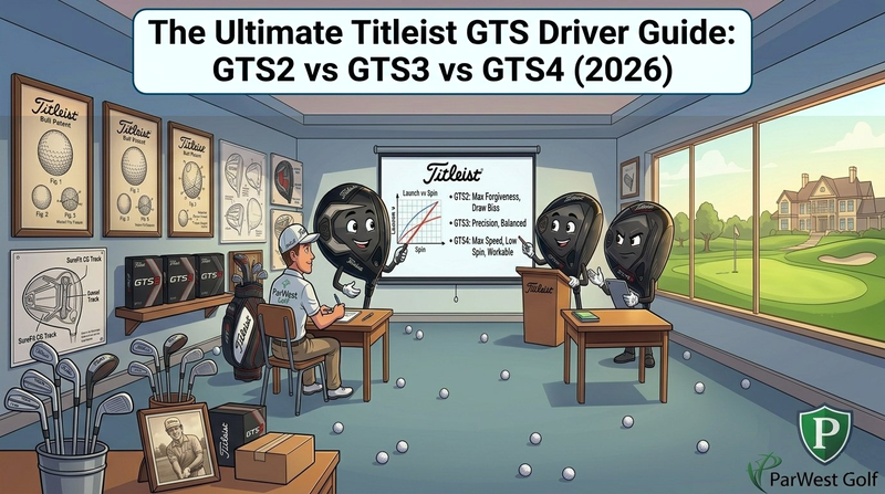 Titleist GTS driver lineup for 2026: GTS2, GTS3, and GTS4