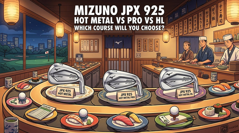 Mizuno JPX 925 Hot Metal vs Pro vs HL comparison graphic for ParWest Golf