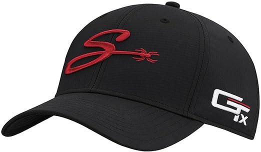 TaylorMade Spider Week Hat (Black, Adjustable) Tour Issue Golf Cap