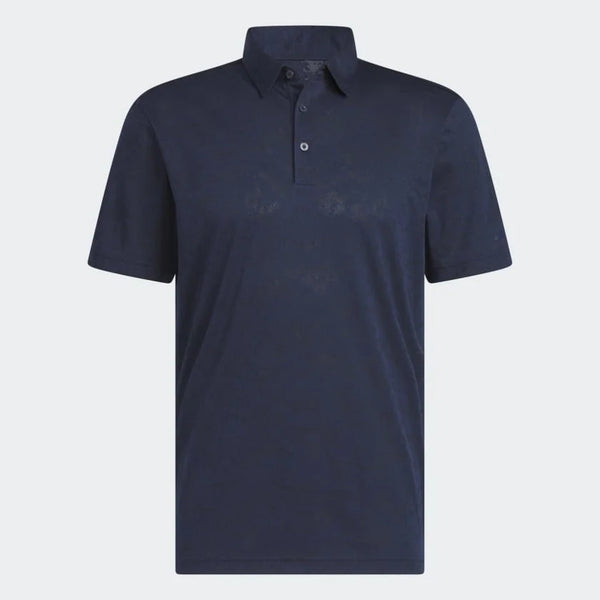 Adidas Textured Jacqaurd Polo Golf Shirt