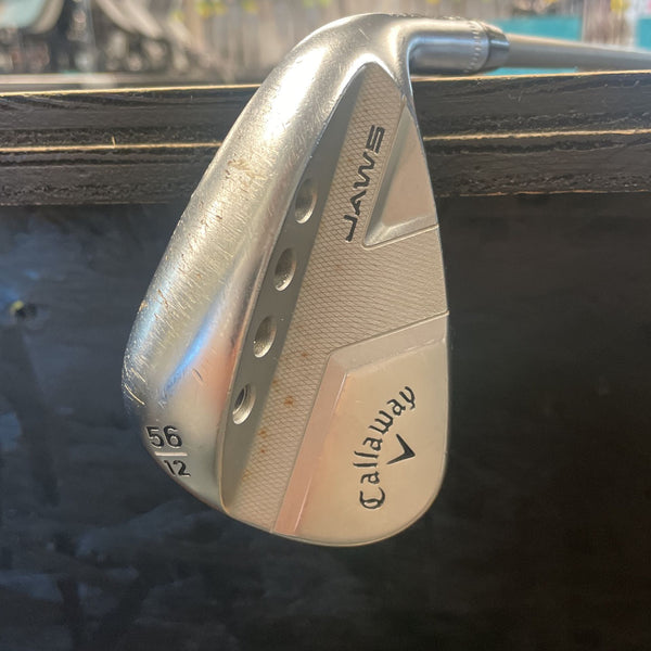 Callaway Jaws Full Toe Raw Chrome Sand Wedge - 56° Degree - Right-Handed - Graphite Shaft