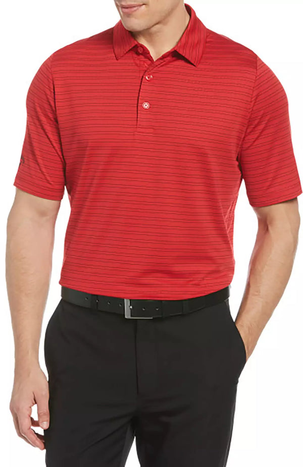 Callaway Men's Fine Line Ventilated Stripe Golf Polo