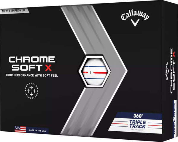 Callaway 2022 Chrome Soft X Triple Track 360 Golf Balls