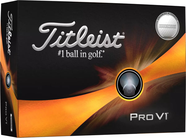Titleist 2024 Pro V1 Enhanced Alignment Golf Balls