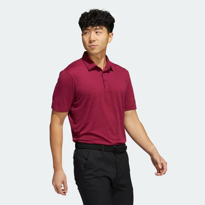 Adidas Space-Dyed Striped Polo Shirt