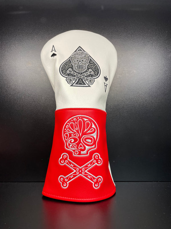 Ace Cross Skull Headcover - ParWestGolf