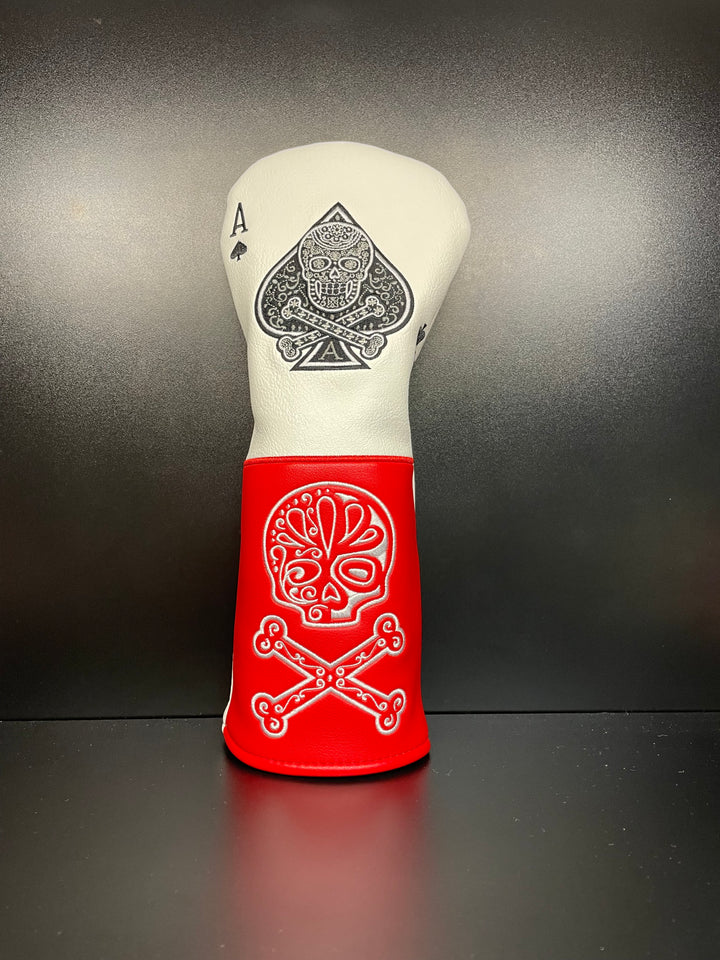 Ace Cross Skull Headcover - ParWestGolf