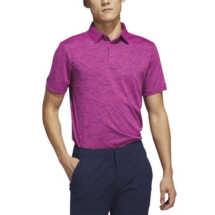Adidas 23 Textured Jacquard Polo - ParWestGolf