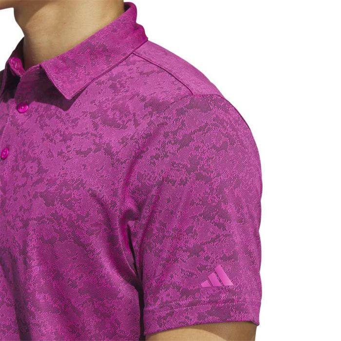 Adidas 23 Textured Jacquard Polo - ParWestGolf