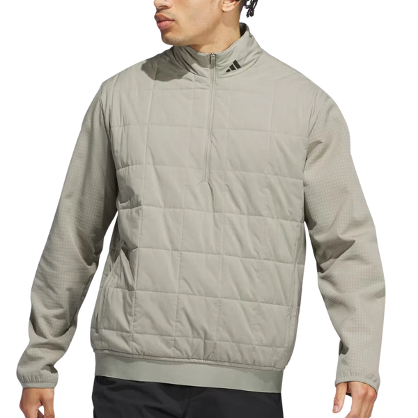 Adidas Ultimate365 Quilted DWR Half Zip Pullover - ParWestGolf
