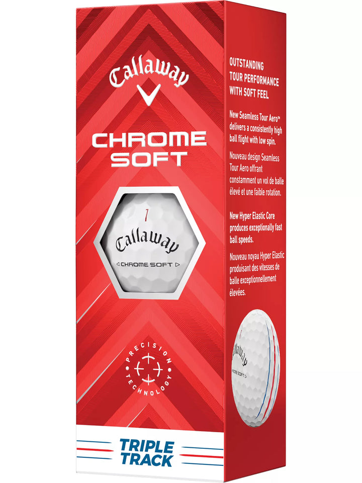 Callaway 2024 Chrome Soft Triple Track Golf Balls - 4 Dozen - ParWestGolf
