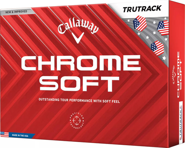 Callaway 2024 Chrome Soft USA TruTrack Golf Balls - ParWestGolf