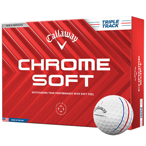 Callaway Chrome Soft 24 Triple Track Golf Balls - ParWestGolf