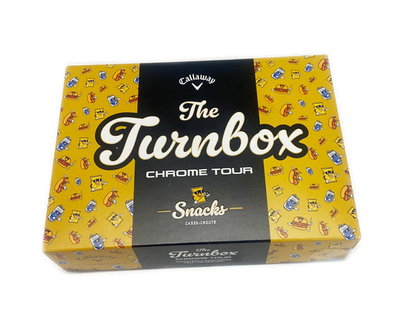 Callaway Chrome Tour Golf Balls Turnbox Snacks Limited Edition - ParWestGolf
