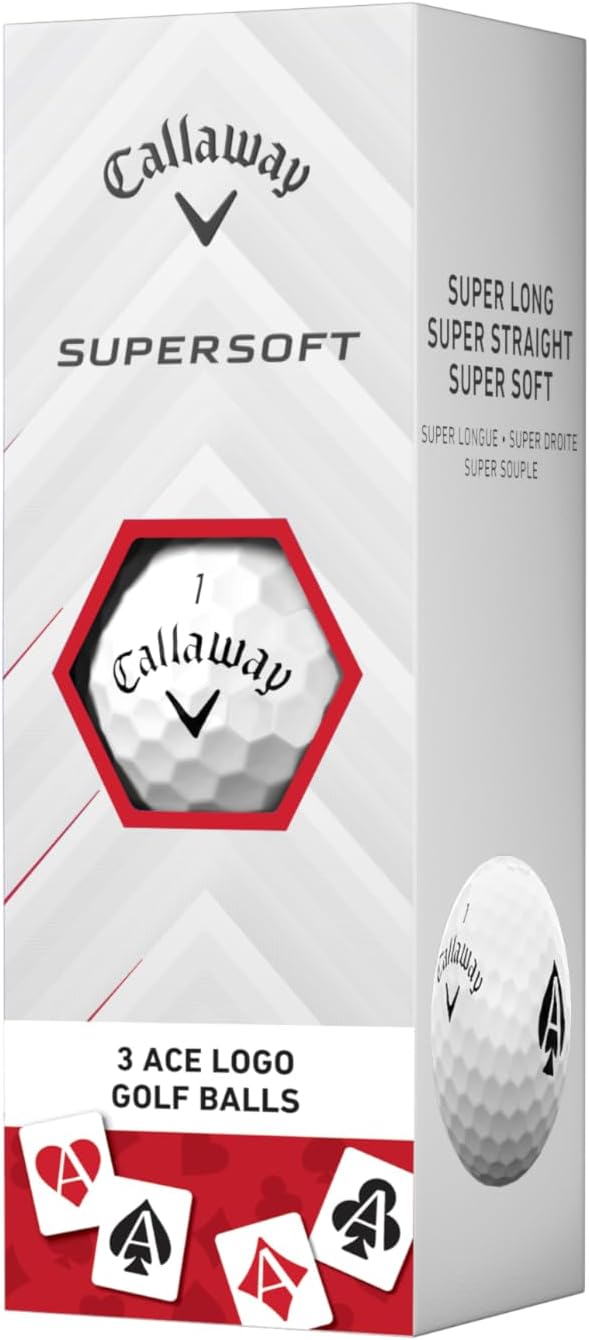 Callaway Golf Supersoft Golf Balls 12 Ace Logo Golf Balls - ParWestGolf