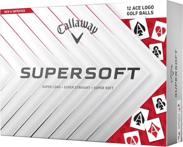 Callaway Golf Supersoft Golf Balls 12 Ace Logo Golf Balls - ParWestGolf