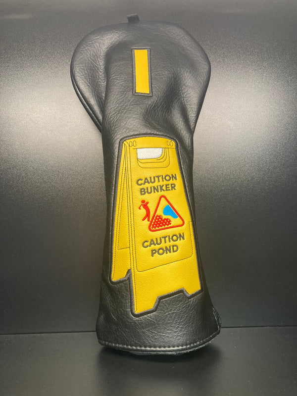 Caution! Bunker Ahead  Headcover - ParWestGolf