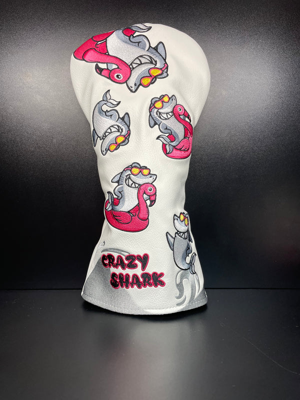 Crazy Shark Headcover - ParWestGolf