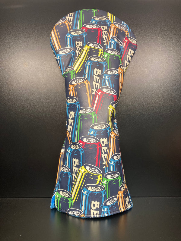 Beer Can Collage Headcover