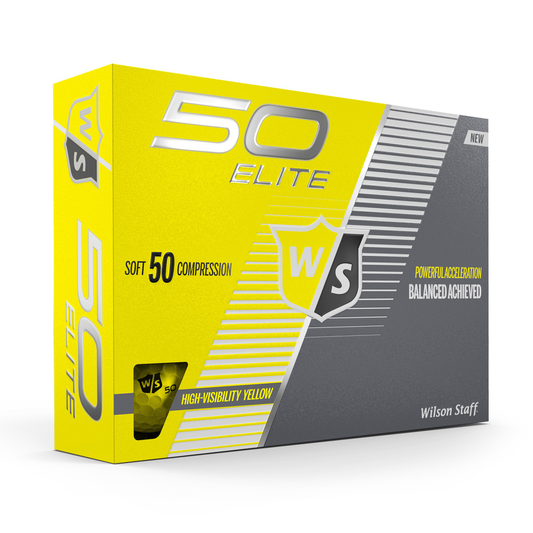 Wilson Fifty Elite Yellow Golf Balls