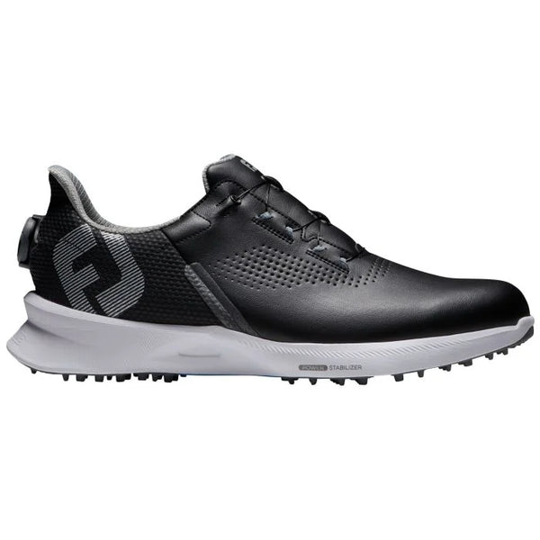 FootJoy Fuel BOA Golf Shoes - Black/Black/Blue 55449 - ParWestGolf