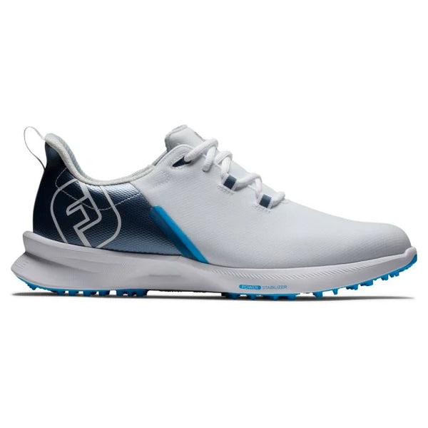 FootJoy Fuel Sport Golf Shoes - White/Blue 55454 - ParWestGolf