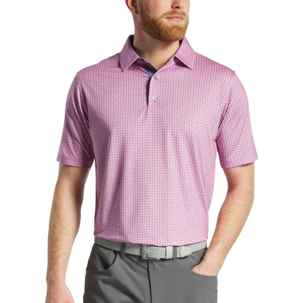FootJoy Leaf Print Lisle Golf Polo - ParWestGolf
