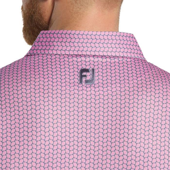 FootJoy Leaf Print Lisle Golf Polo - ParWestGolf
