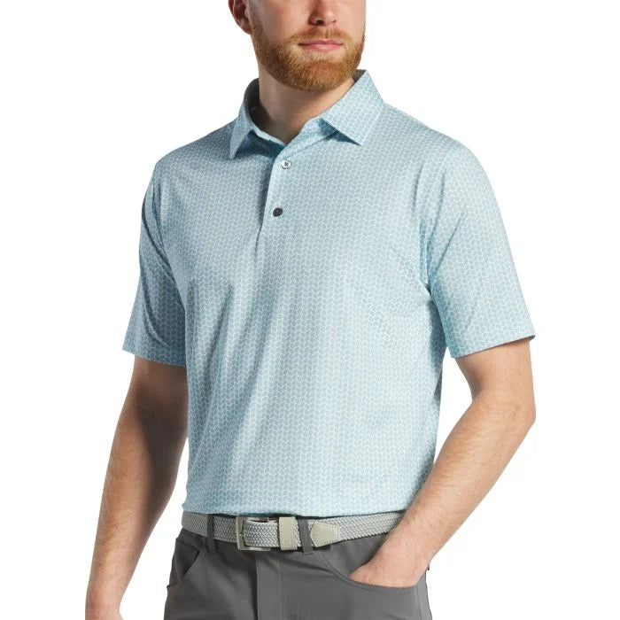 FootJoy Leaf Print Lisle Golf Polo - ParWestGolf