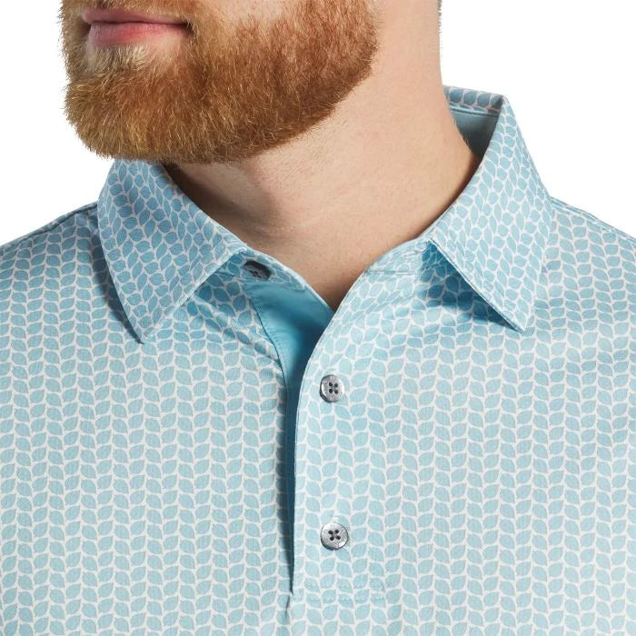 FootJoy Leaf Print Lisle Golf Polo - ParWestGolf