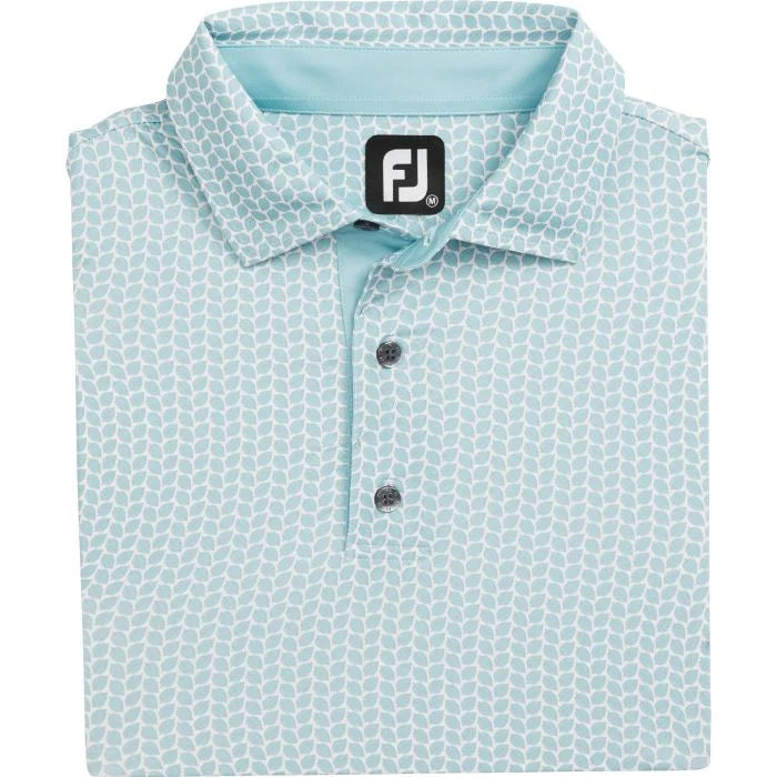 FootJoy Leaf Print Lisle Golf Polo - ParWestGolf