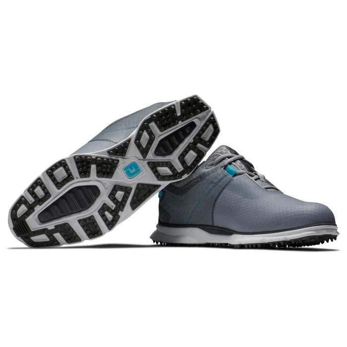 FootJoy Pro SL Sport Golf Shoes - Grey/Reef Blue 53855 - ParWestGolf
