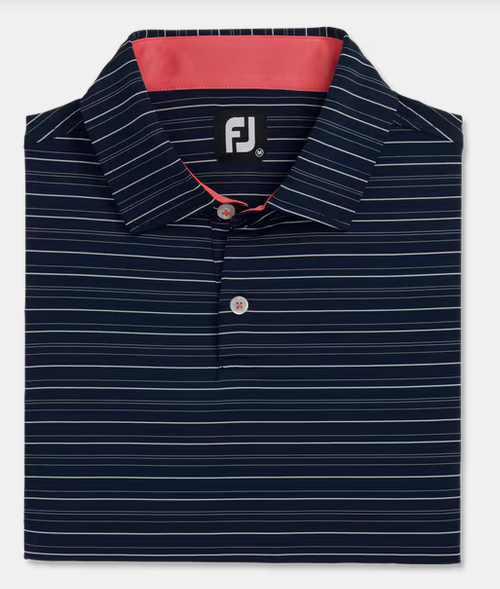 Footjoy Multi Pinstripe Lisle Polo - ParWestGolf