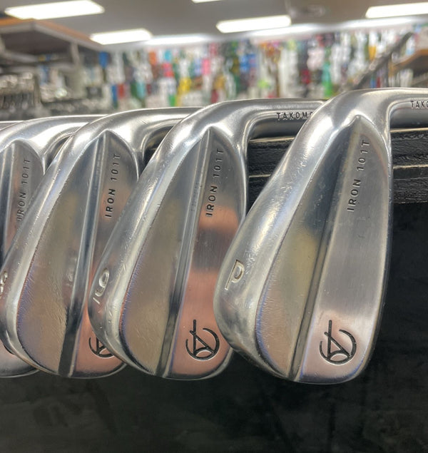 Takomo-101T-Iron-Set-4-thru-PW-Right-Hand-Stiff-Flex-Steel-Shaft
