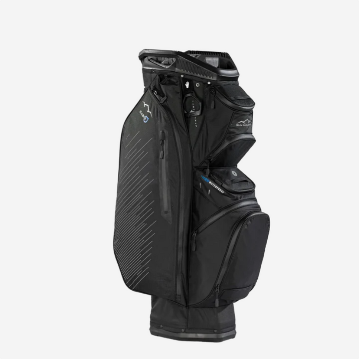 NO GOLF × SUN MOUNTAIN CADDY BAG - Black Sun Mountain H2NO C-130 Cart Bag | ParWest Golf
