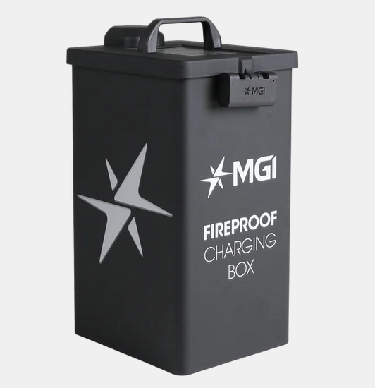 MGI Fireproof Charging Box for Lithium Golf Caddy Batteries | ParWest