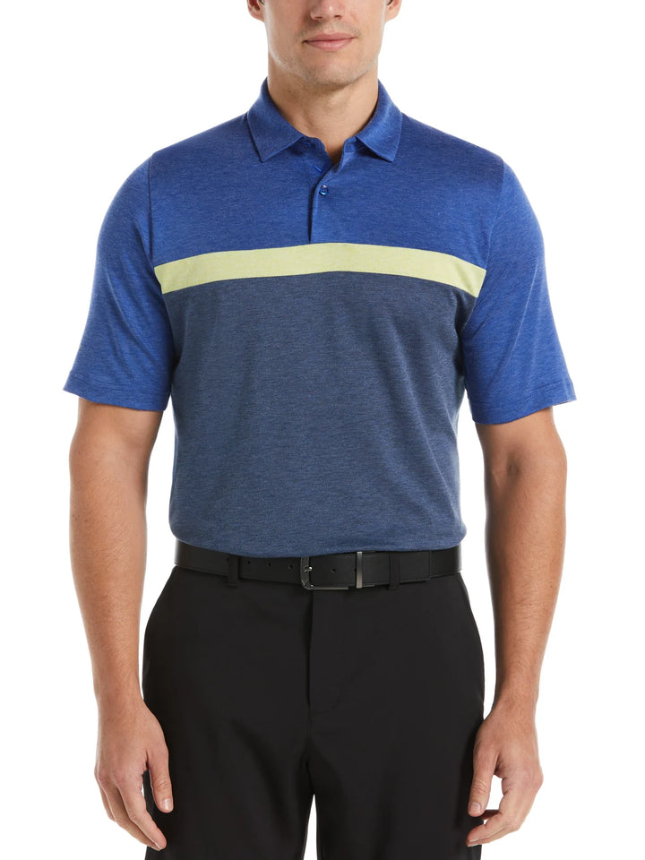 Mens Soft Touch Color Block Golf Polo - ParWestGolf