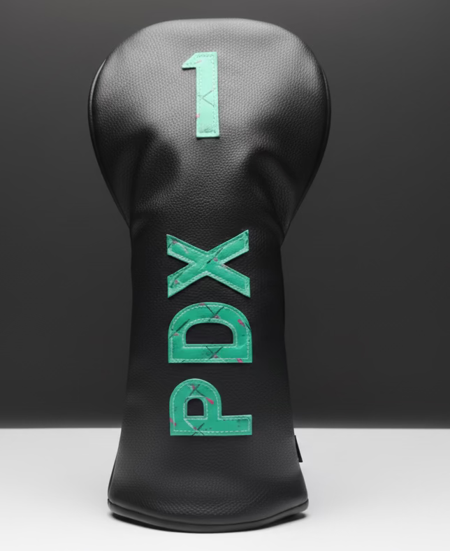PDX Carpet Letters Golf Headcovers | Iconic Portland Airport Design