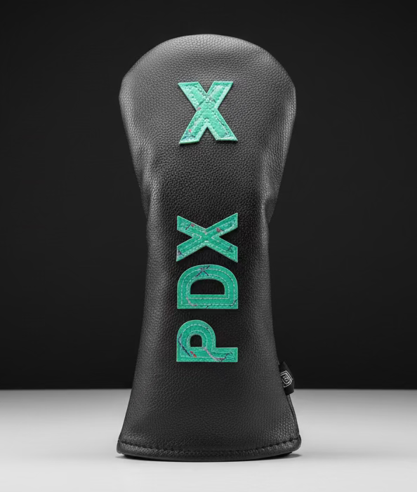 PDX Carpet Letters Golf Headcovers | Iconic Portland Airport Design