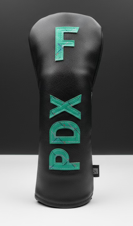 PDX Carpet Letters Golf Headcovers | Iconic Portland Airport Design