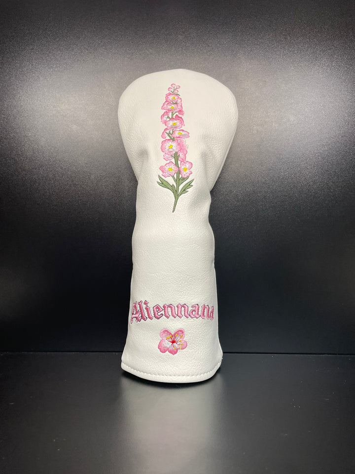 Pink Snapdragon Flower Headcover - ParWestGolf
