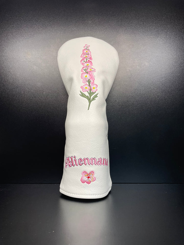 Pink Snapdragon Flower Headcover - ParWestGolf