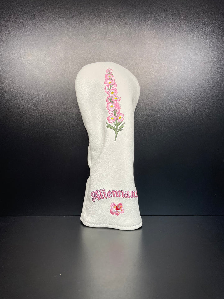 Pink Snapdragon Flower Headcover - ParWestGolf
